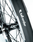 Tall Order Dynamics RHD Cassette Wheel - Black With Chrome Rim 9 Tooth at . Quality Rear Wheels from Waller BMX.