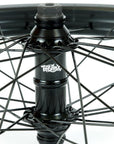 Total BMX Techfire Front Wheel - Black Hub With Black Rim 10mm (3/8") at . Quality Front Wheels from Waller BMX.