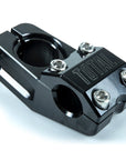 Total BMX Team V3 Top Load Stem - Black With Chrome Bolts - Waller BMX