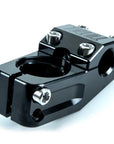 Total BMX Team V3 Top Load Stem - Black With Chrome Bolts - Waller BMX