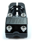 Total BMX Team V3 Top Load Stem - Black With Chrome Bolts - Waller BMX