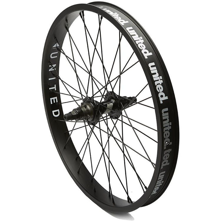 United Supreme V2 Rear Cassette Wheel Black Waller BMX