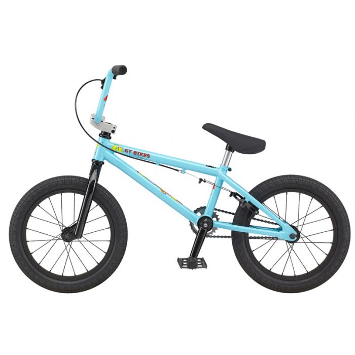 GT Lil Performer 16 BMX Bike 2021 Aqua Waller BMX