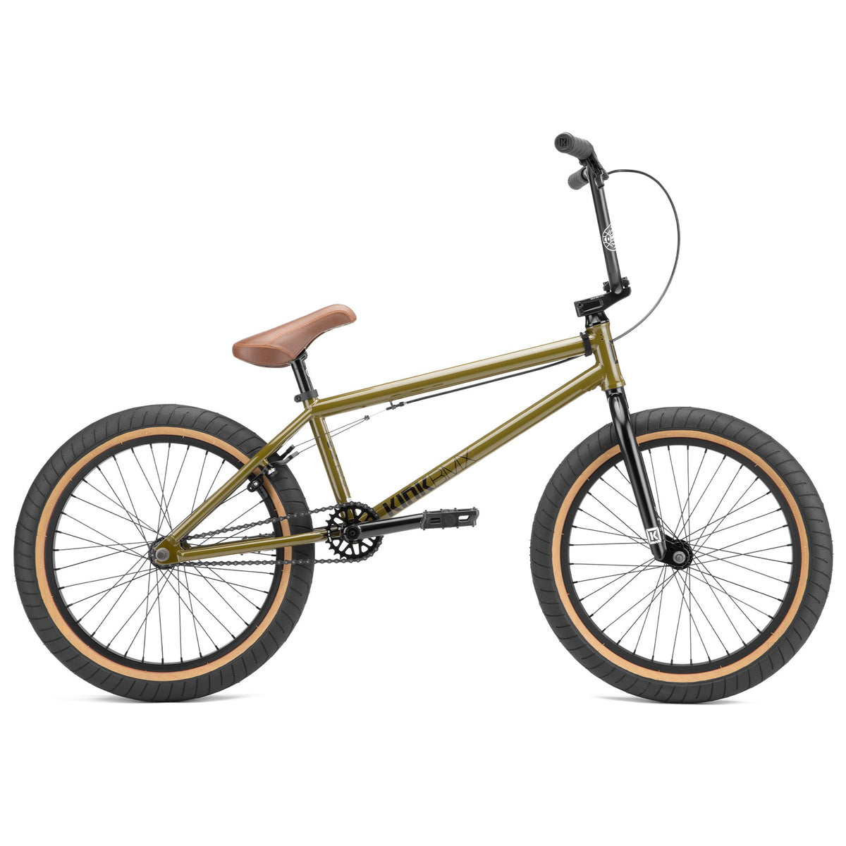 Kink Gap XL Complete BMX Bike 2022 - Gloss Woodsmen Green 21