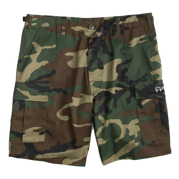 Cult Military Shorts - Woodland Camo