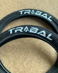 Tribal 18" Logo Tyres - Black 2.10"