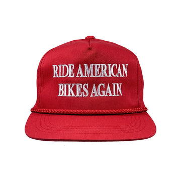 S&M Ride American Bikes Again Hat Red