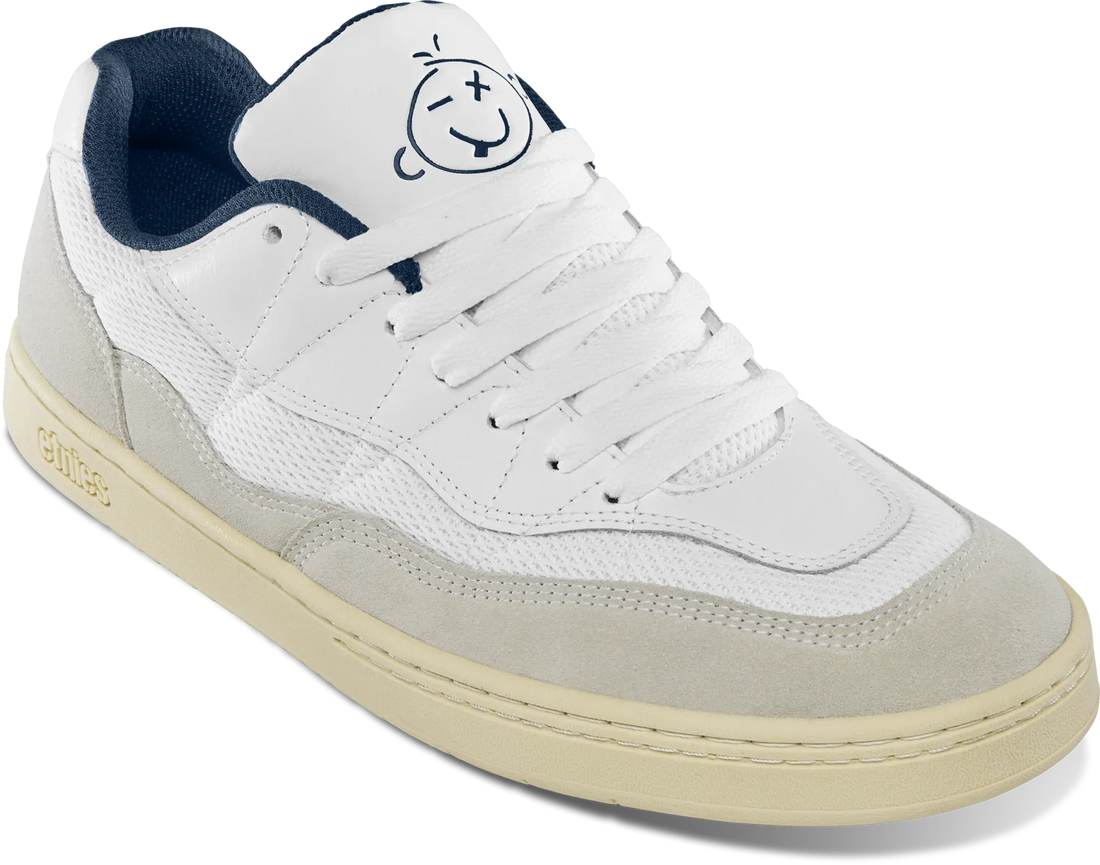 Etnies Snake Shoes - White/Navy