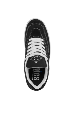 Etnies Snake Shoes - Black/White - Waller BMX