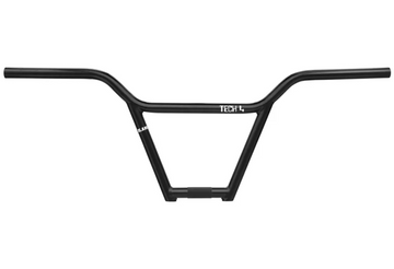 Blank Tech Four Piece BMX Bars - Black 9.75" Rise