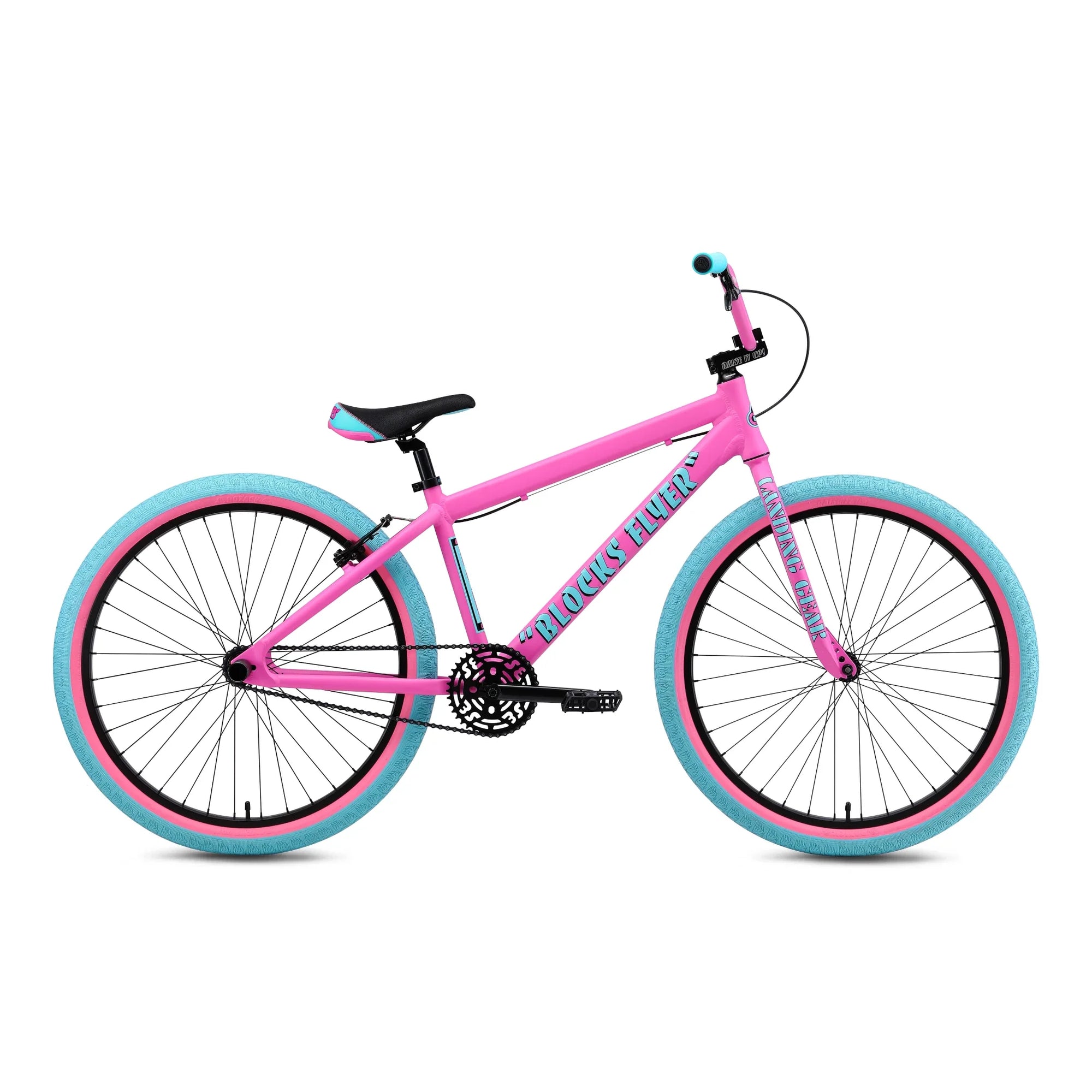 SE BIKES Blocks Flyer 26 Complete Bike - Matte Pink Bubblegum