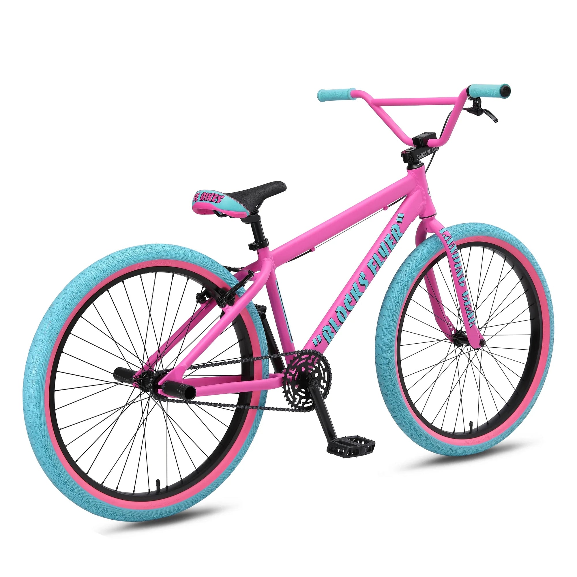 SE BIKES Blocks Flyer 26 Complete Bike - Matte Pink Bubblegum