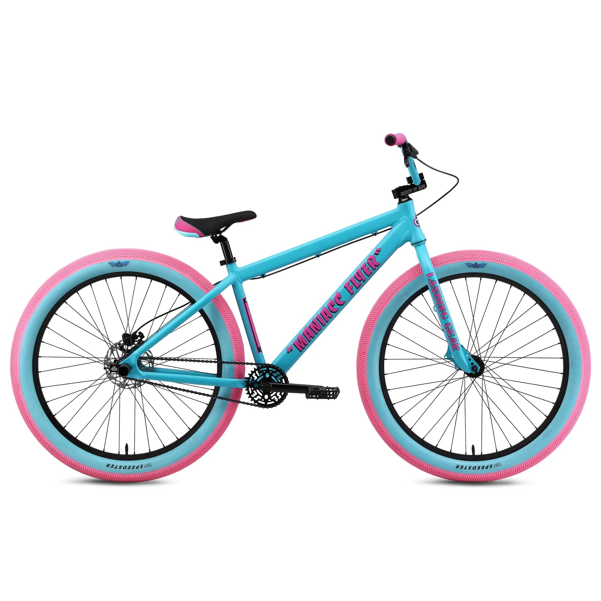 SE BIKES Maniacc Flyer 27.5 Complete Bike - Aqua Bubblegum