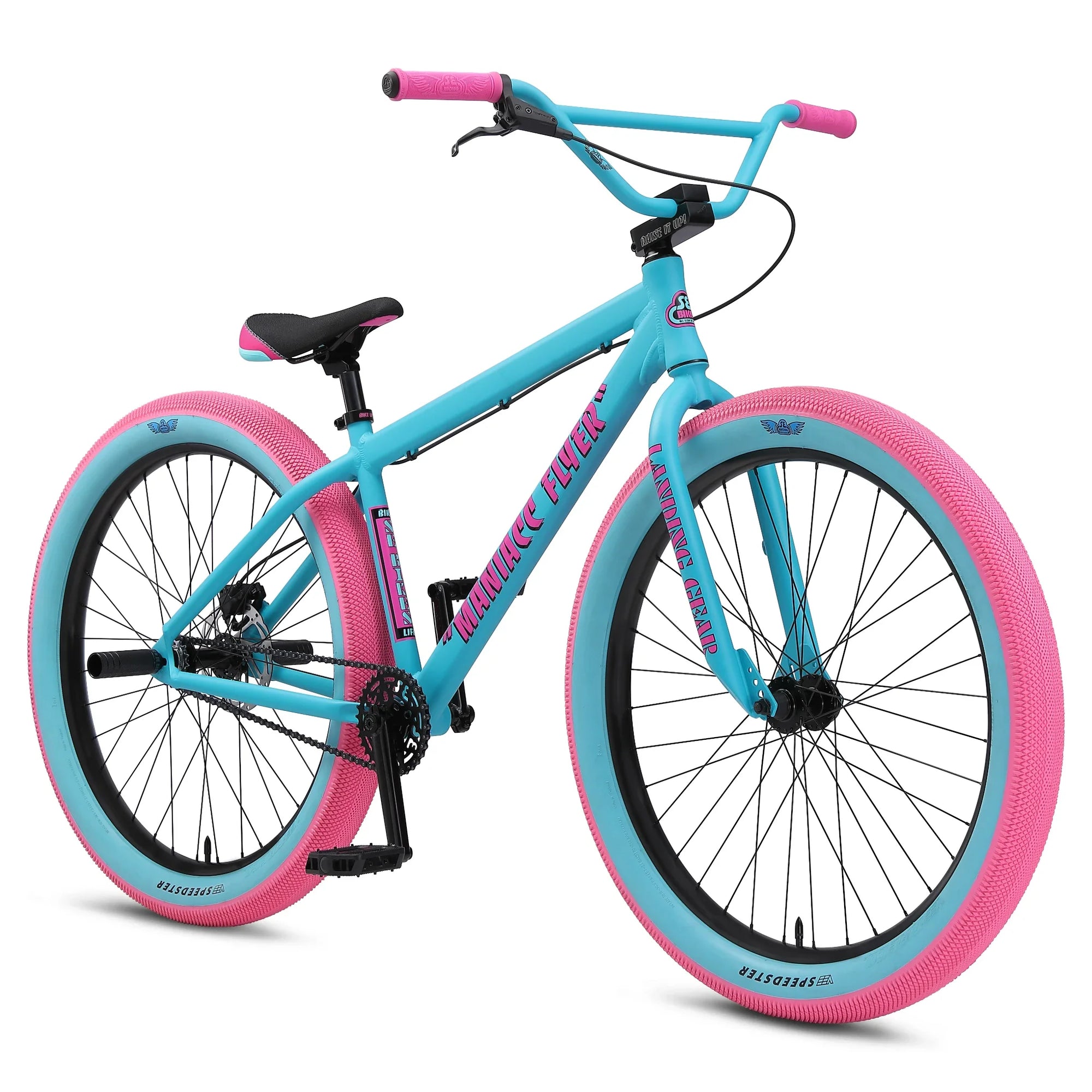 SE BIKES Maniacc Flyer 27.5 Complete Bike - Aqua Bubblegum