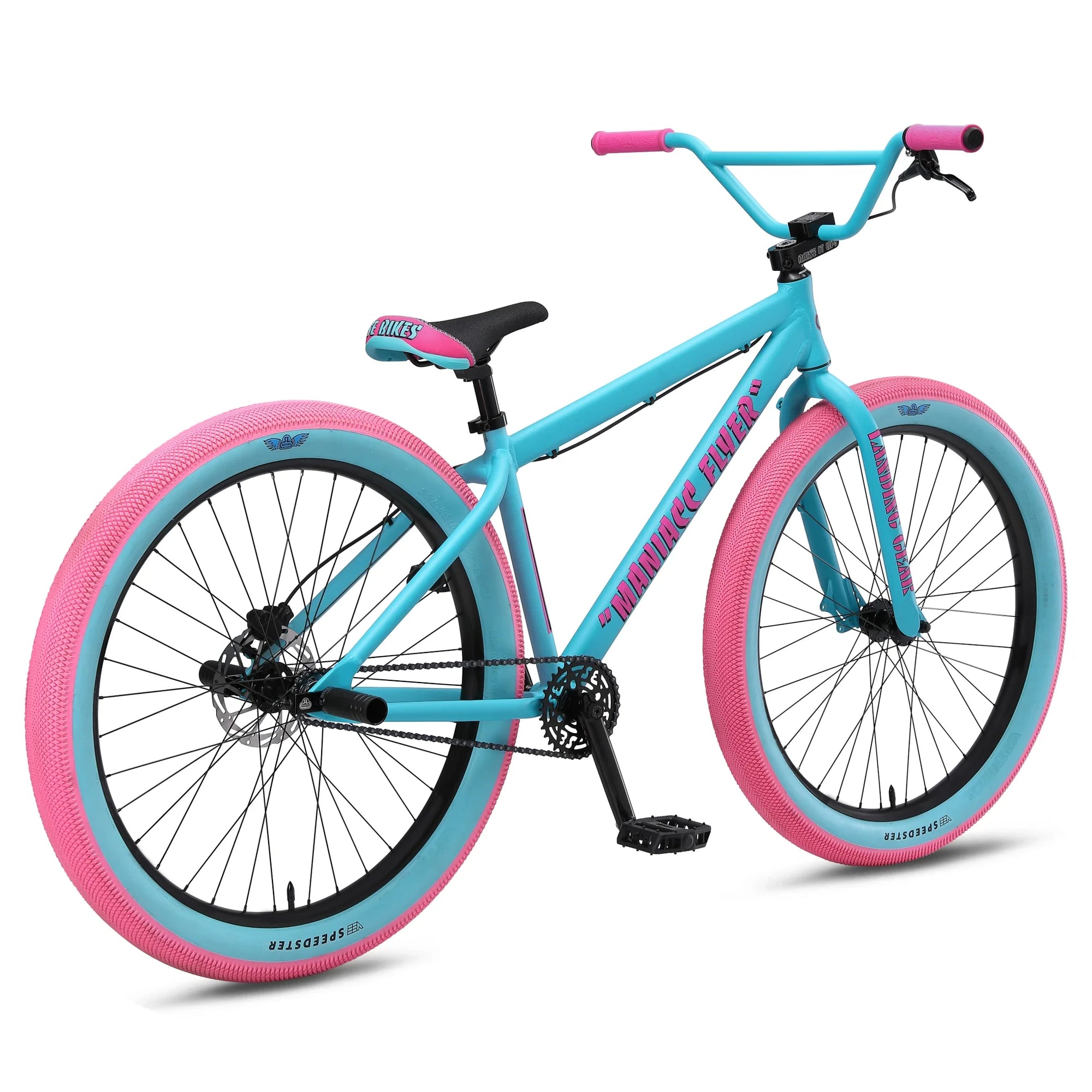 SE BIKES Maniacc Flyer 27.5 Complete Bike - Aqua Bubblegum