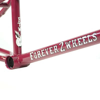 Alive FTW Frame Burgundy - Waller BMX