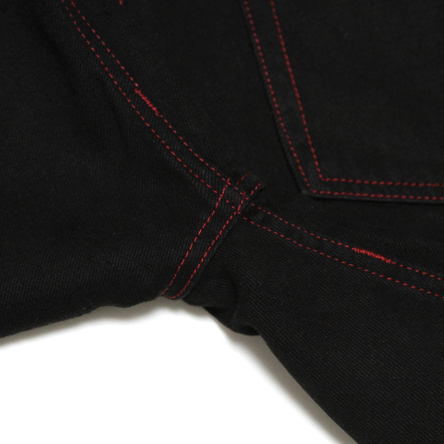 Doomed Heavies x Animal Jeans Black with Red Stitch - Waller BMX