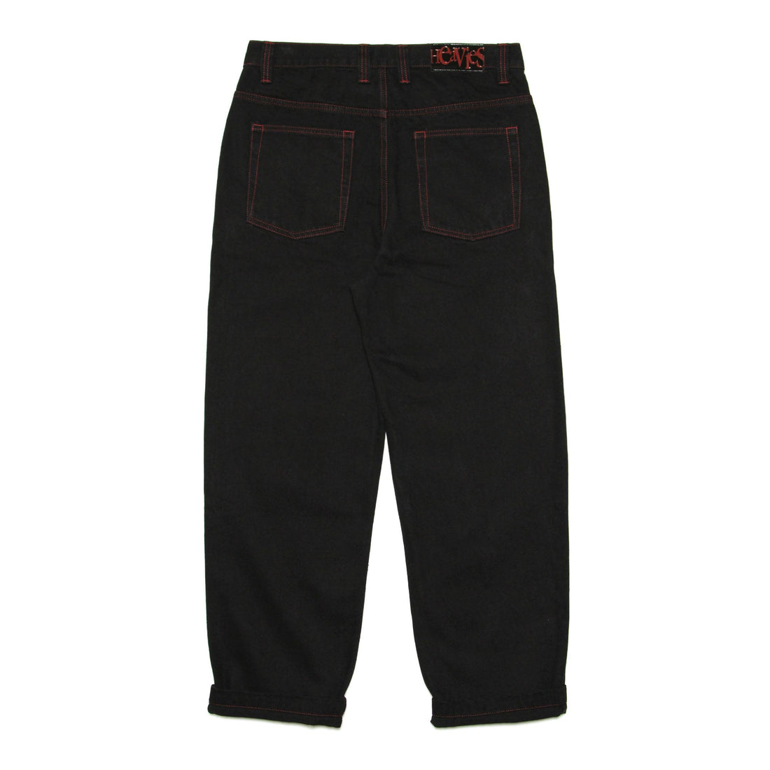 Doomed Heavies x Animal Jeans Black with Red Stitch - Waller BMX