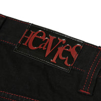 Doomed Heavies x Animal Jeans Black with Red Stitch - Waller BMX