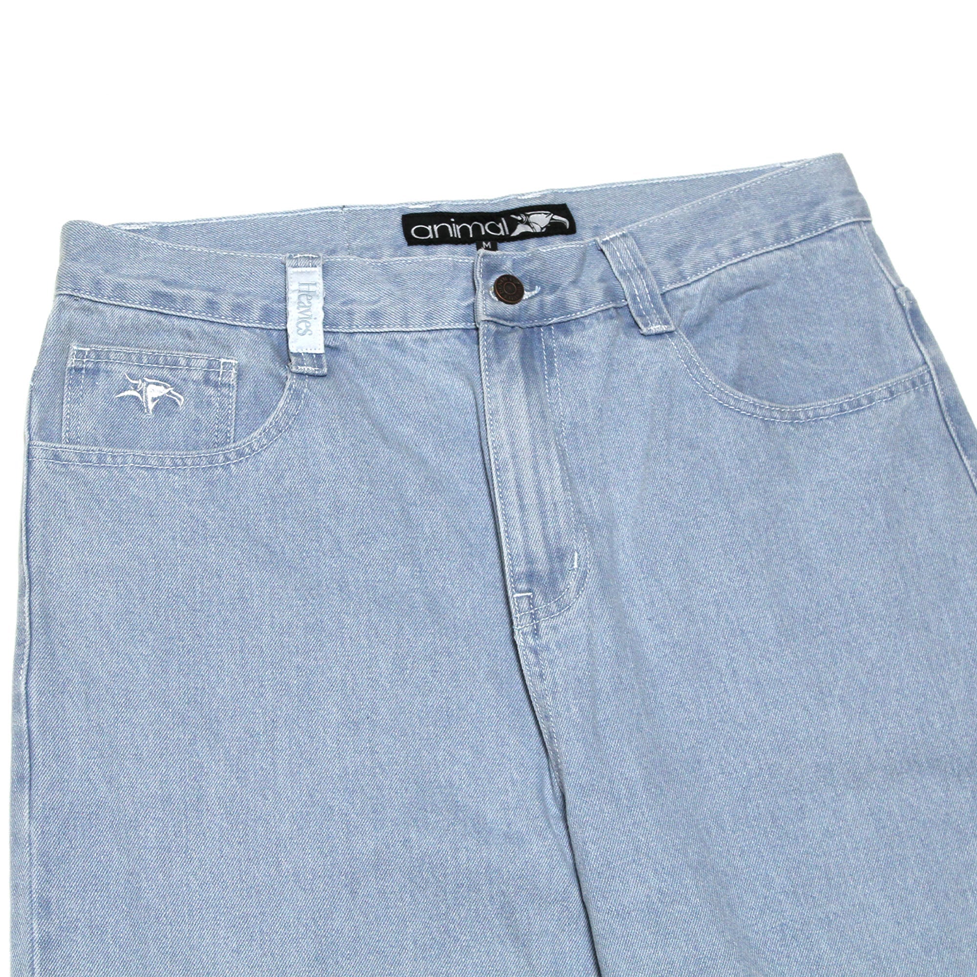 Doomed Heavies x Animal Jeans Light Blue with White Stitch - Waller BMX