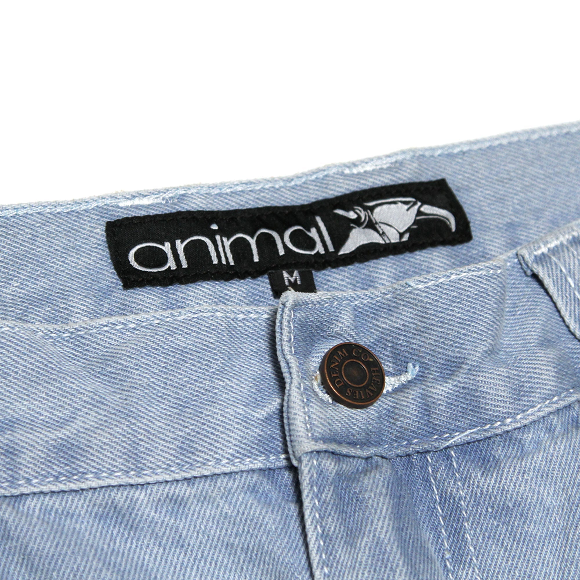 Doomed Heavies x Animal Jeans Light Blue with White Stitch - Waller BMX
