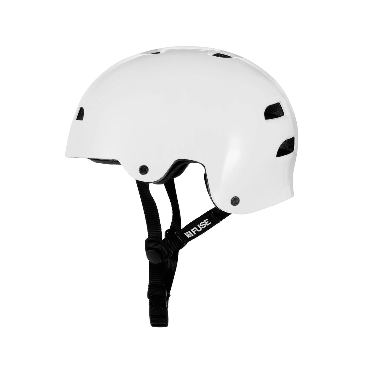 Fuse Alpha Helmet - Glossy White Speedway