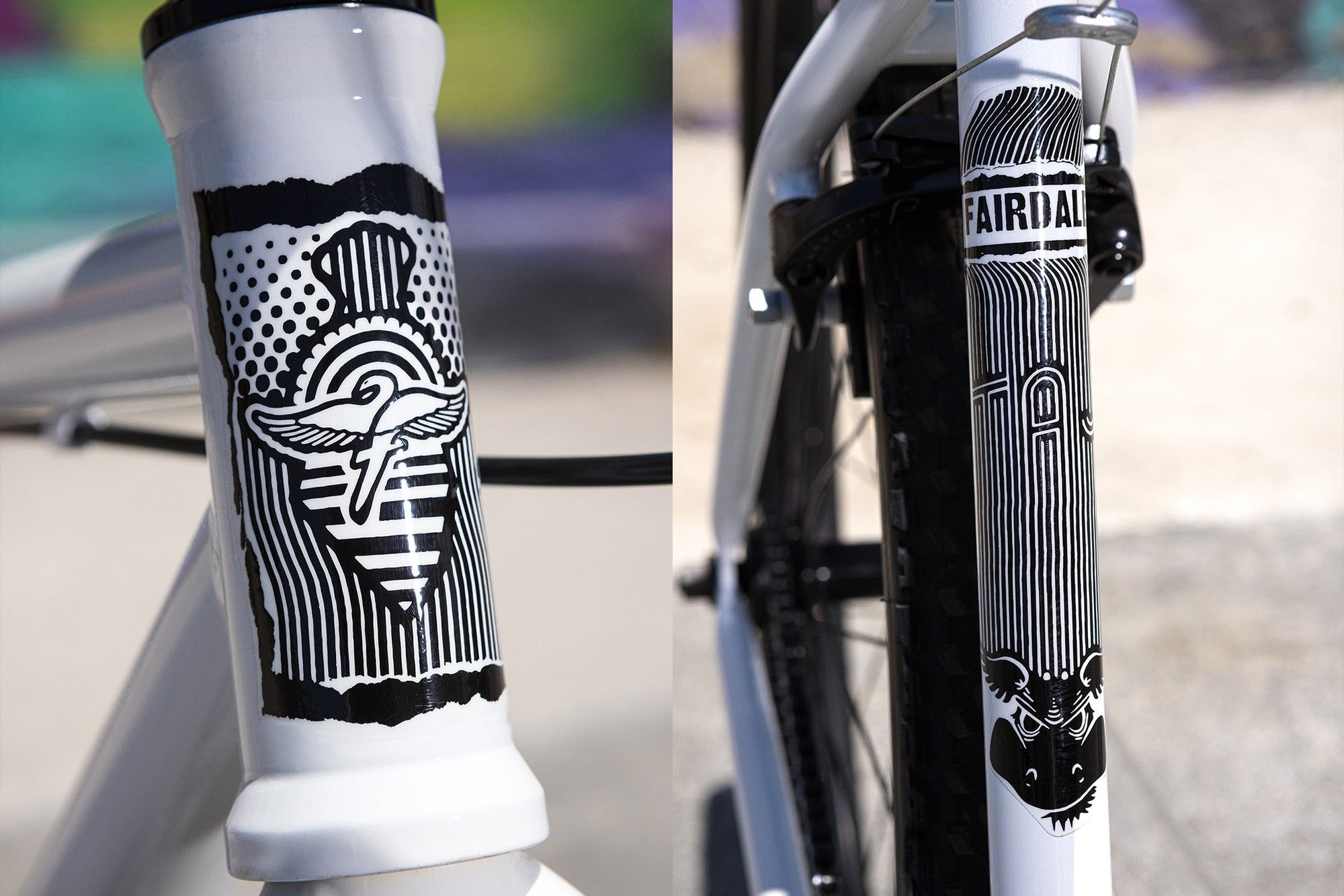 Fairdale Taj 27.5" Complete Bike - Gloss White