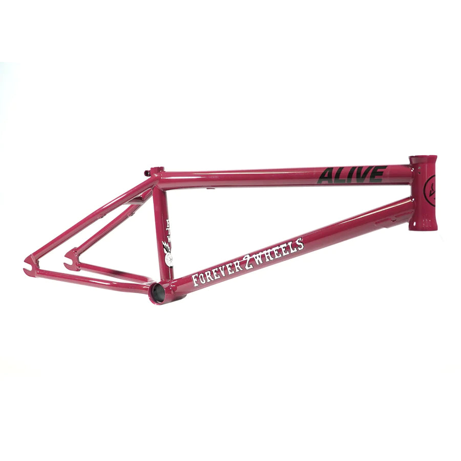 Alive FTW Frame Burgundy - Waller BMX