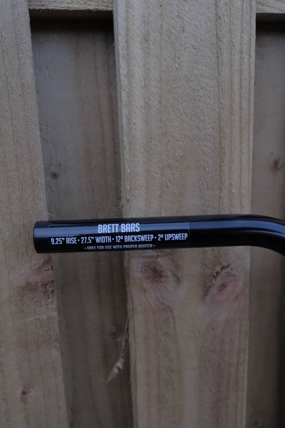 Odyssey Brett Bars 9.25" Rise Black (Shop Soiled)
