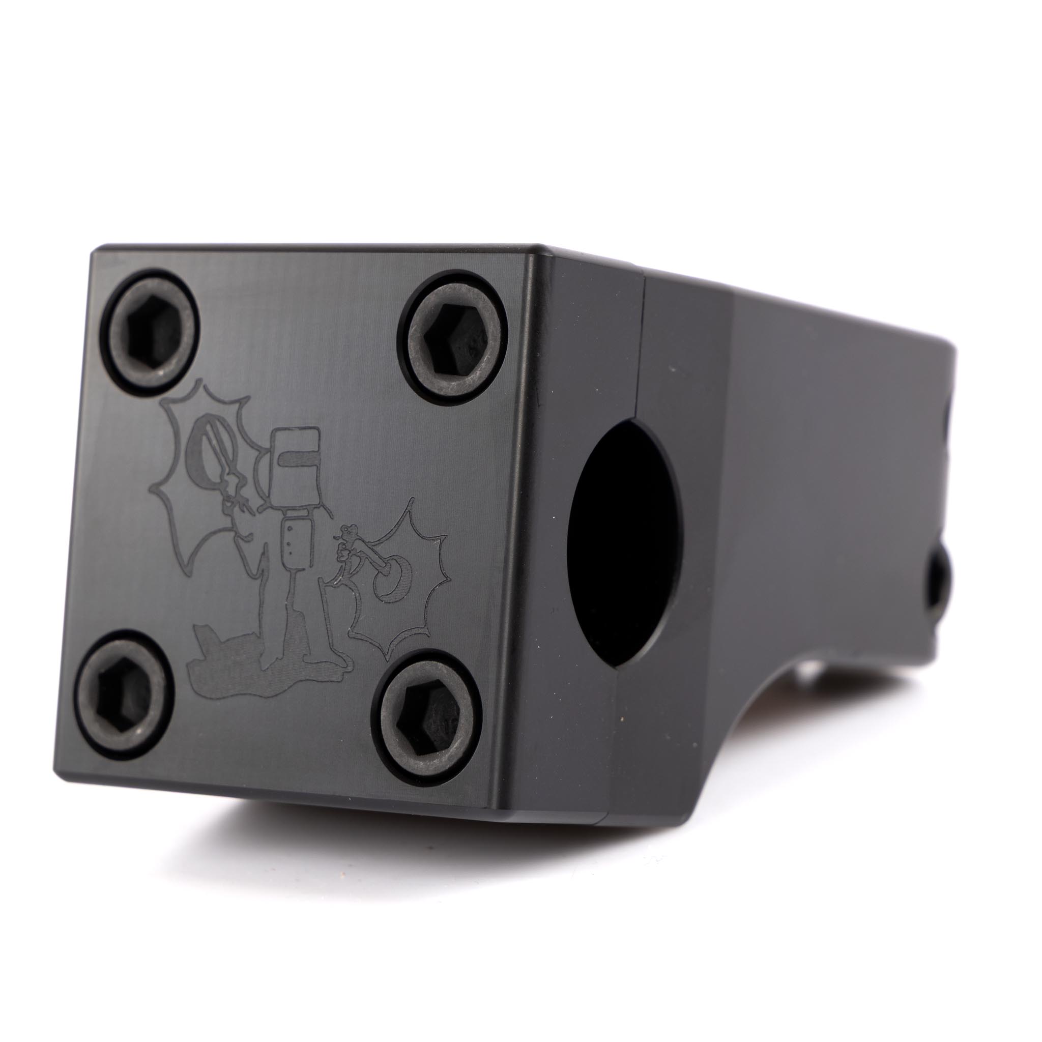 Fiend Mills BMX ステム 本体 ブラック Fiend Mills Front Load Stem - Matt Black 50mm Reach | Waller BMX