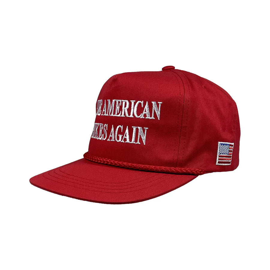 S&M Ride American Bikes Again Hat Red