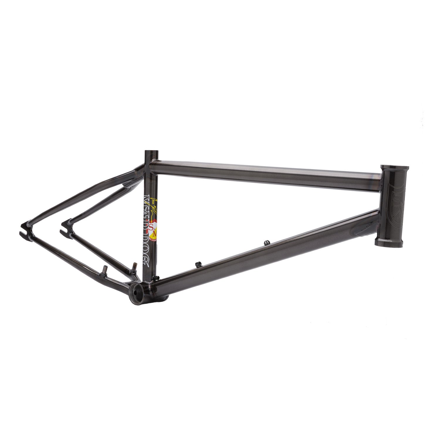 S&amp;M Mad Dog 22&quot; Frame 990 Mounts Trans Smoke Black