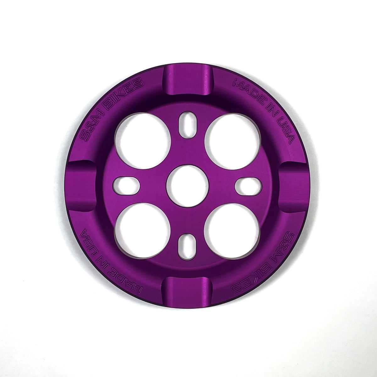 S&amp;M Mid School Guard Sprocket Matte Purple