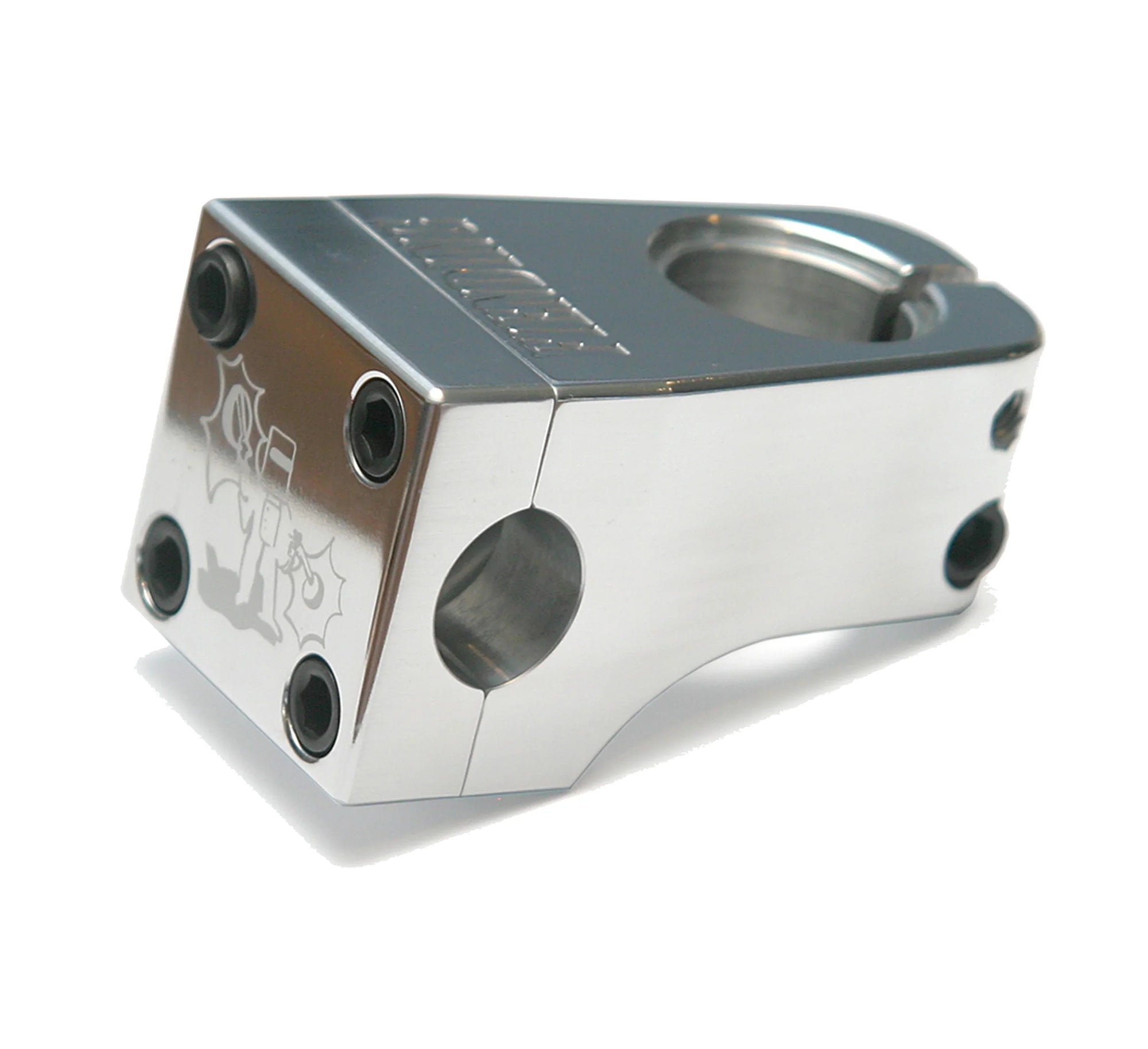 Fiend Mills Front Load Stem - Polished Silver 50mm Reach