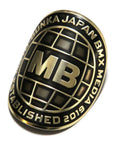 MOTO-BUNKA Globe Head Tube Badge