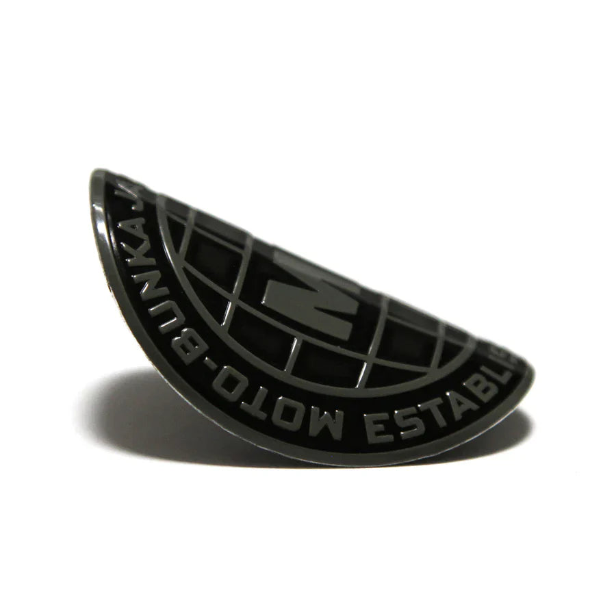 MOTO-BUNKA Globe Head Tube Badge