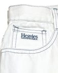Heavies X Moto-Bunka Jeans White