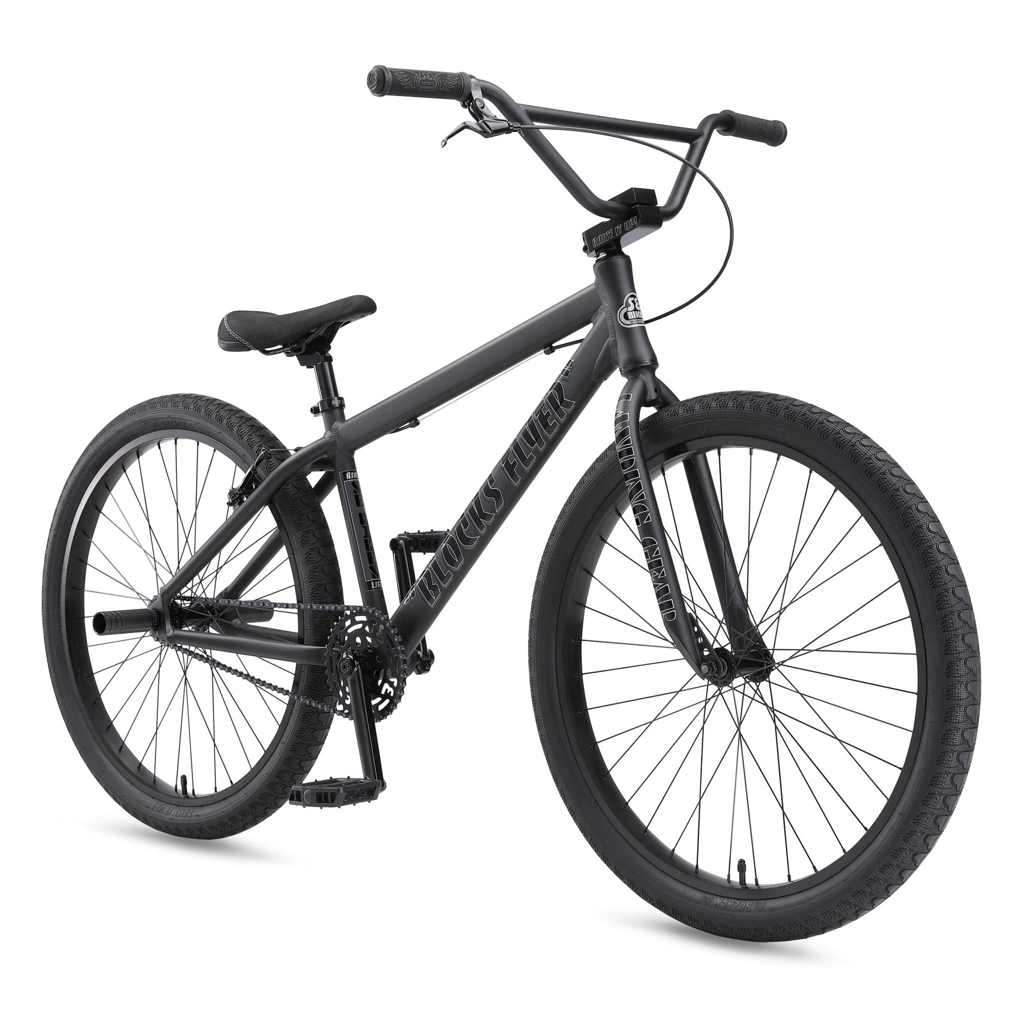 SE BIKES Blocks Flyer 26 Complete Bike - Matte Black