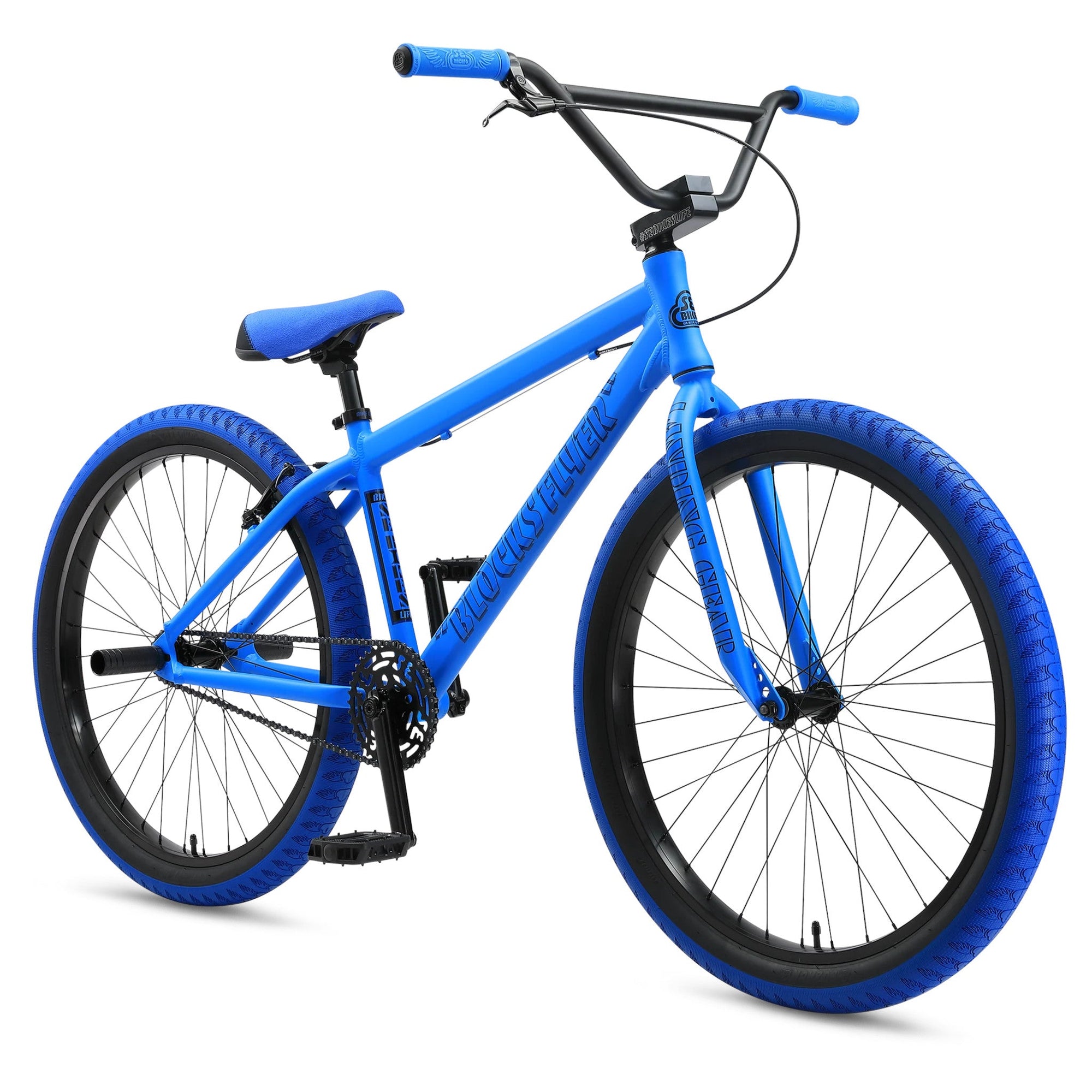 SE BIKES Blocks Flyer 26 Complete Bike - Matt Blue
