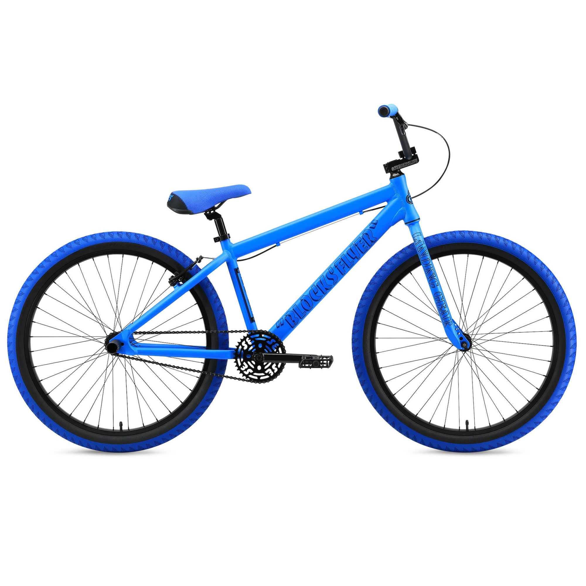 SE BIKES Blocks Flyer 26 Complete Bike - Matt Blue