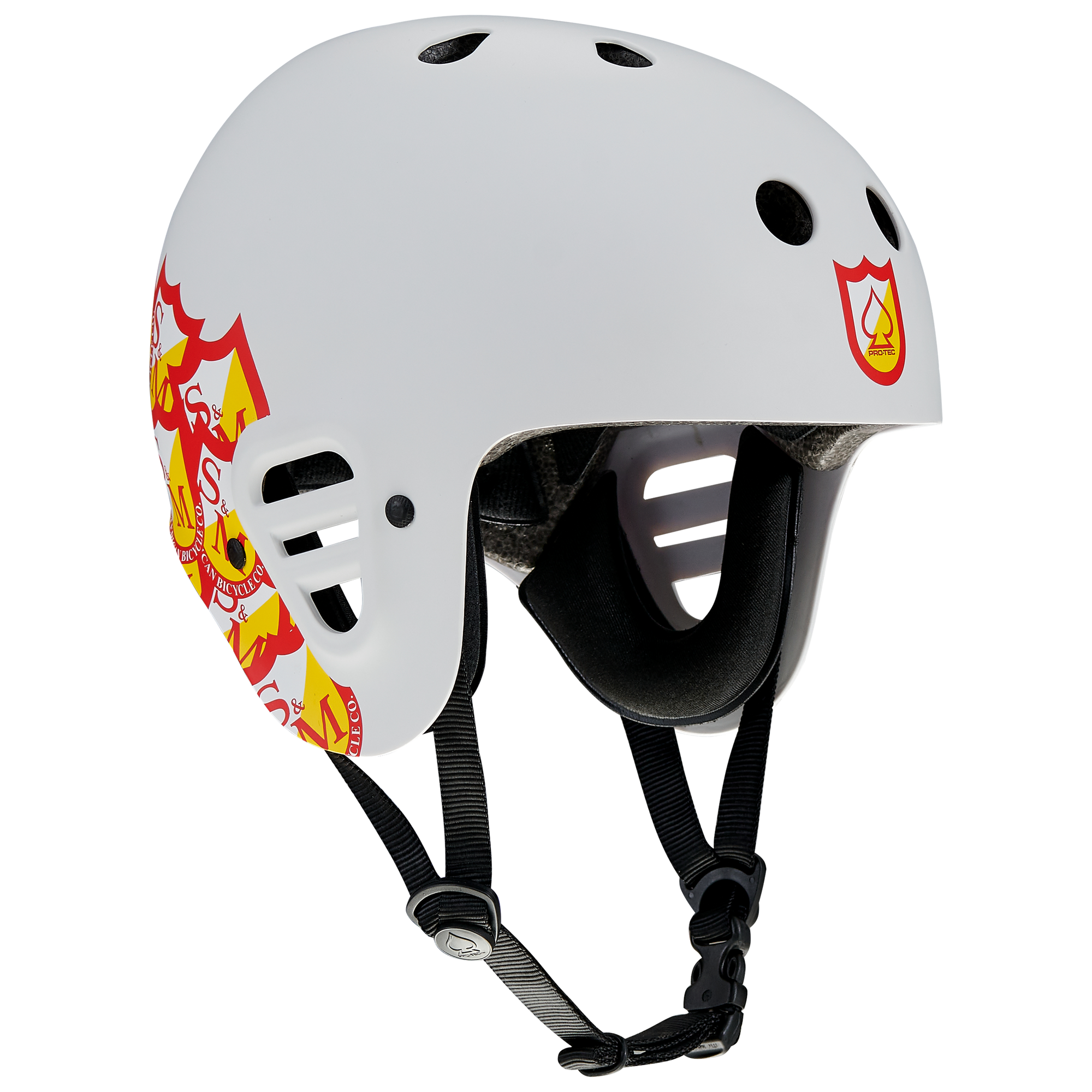 Pro-Tec Full Cut Certified Helmet S&amp;M Shield - Light Grey