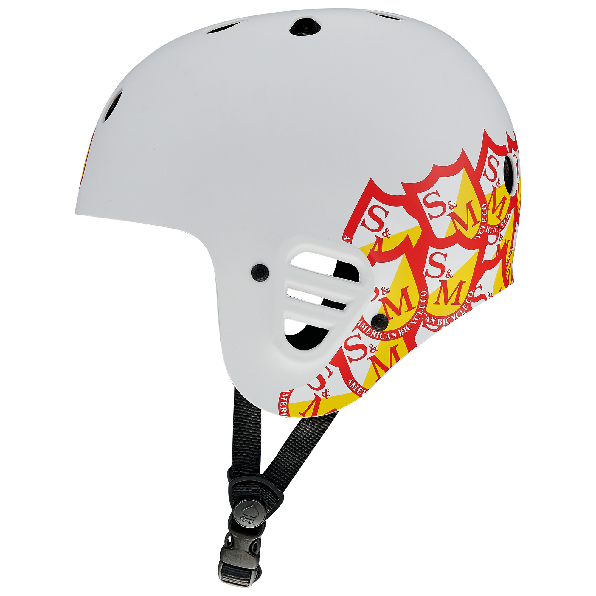 Pro-Tec Full Cut Certified Helmet S&amp;M Shield - Light Grey