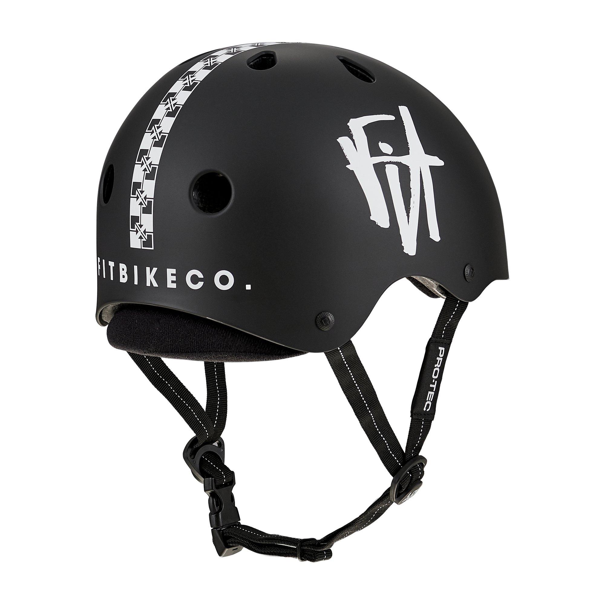 Pro-Tec Low Pro Certified Helmet FIT Checkered - Matte Black