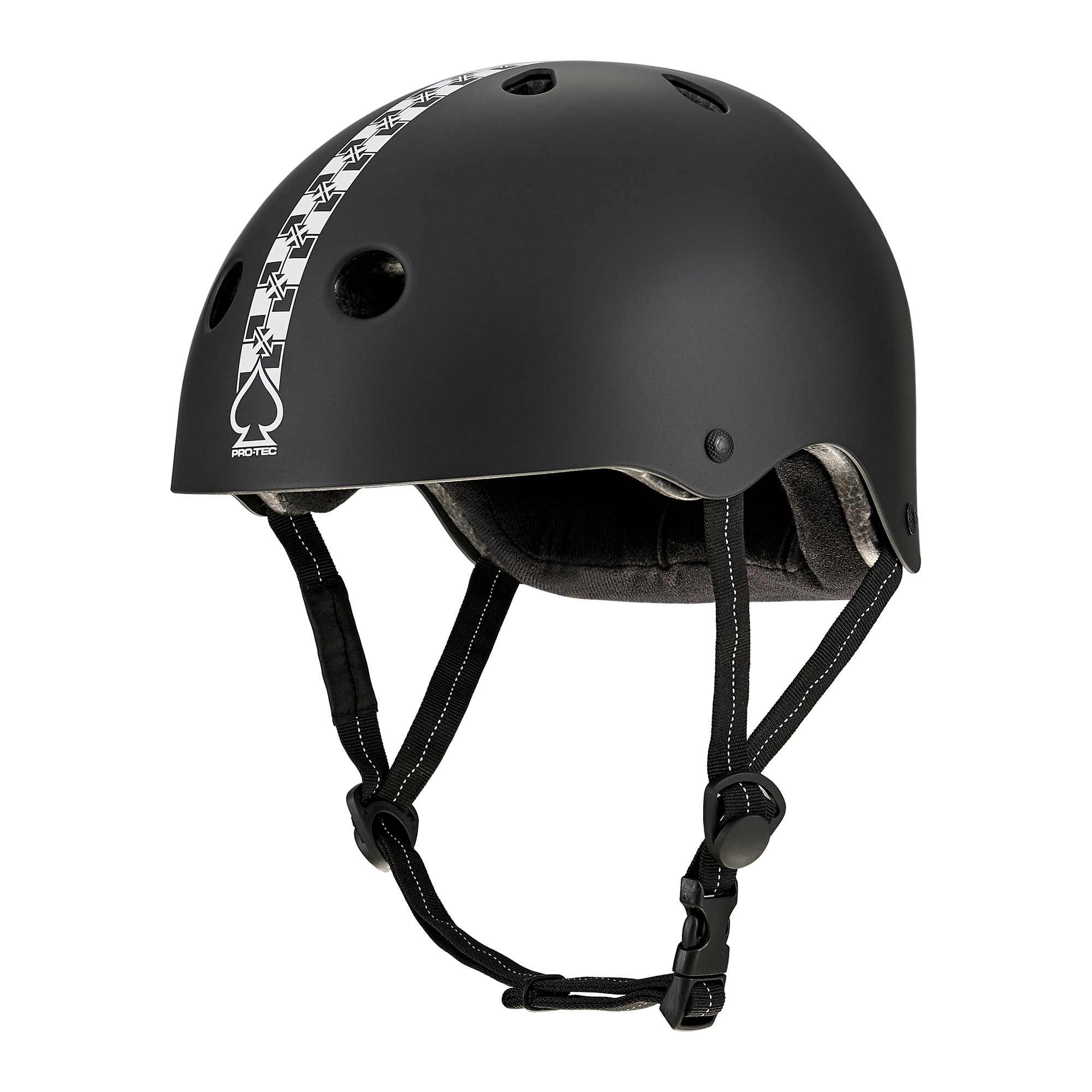 Pro-Tec Low Pro Certified Helmet FIT Checkered - Matte Black