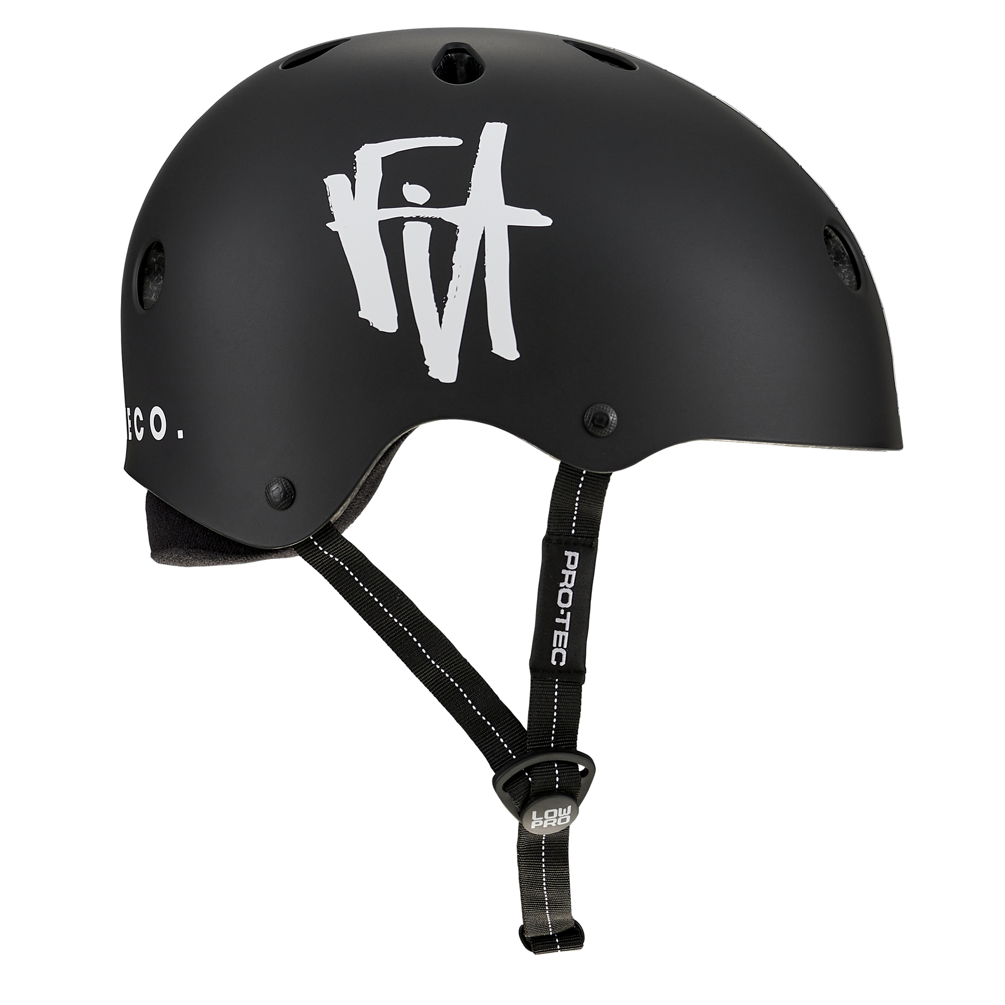 Pro-Tec Low Pro Certified Helmet FIT Checkered - Matte Black