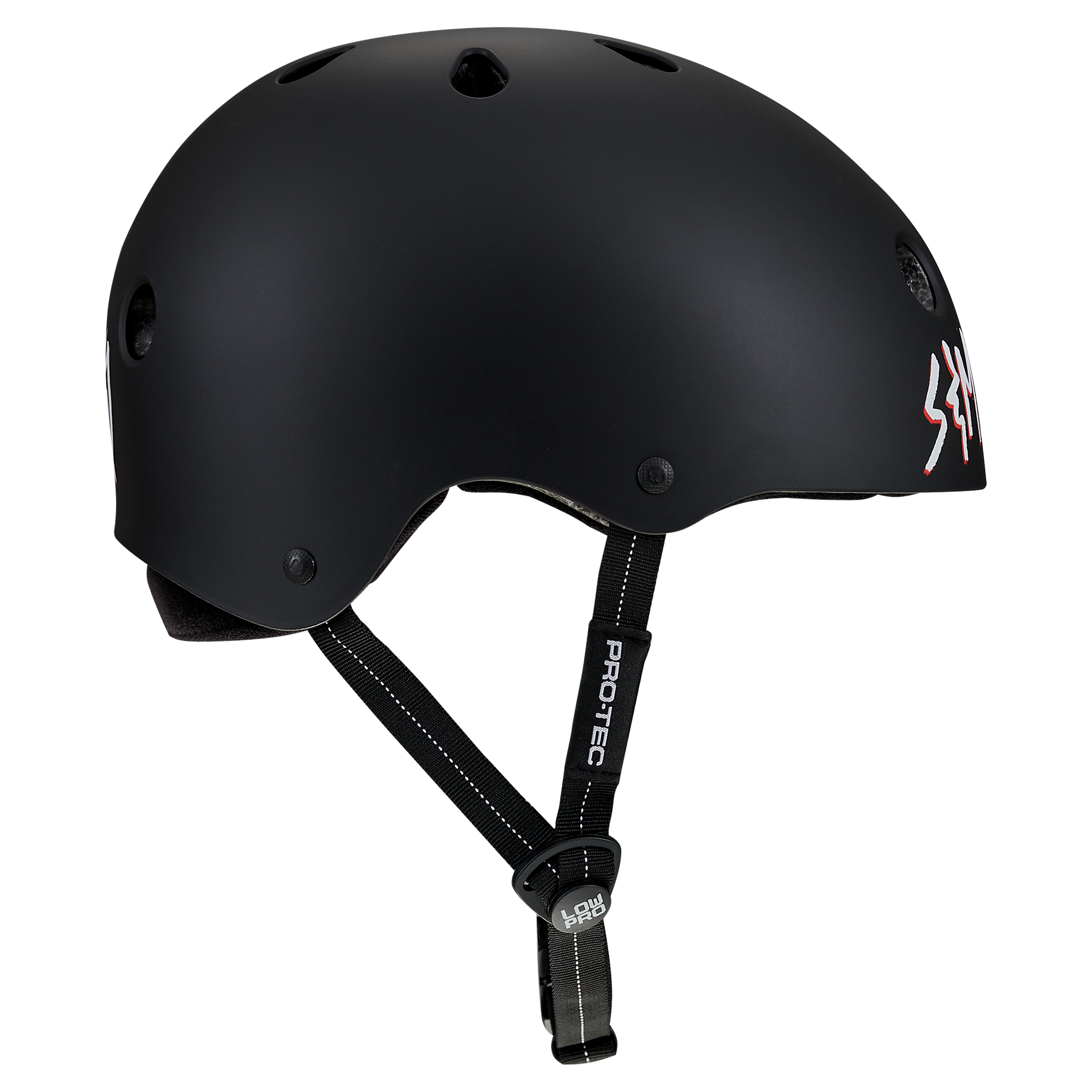 Pro-Tec Low Pro Certified Helmet x S&amp;M Sharpie Shield - Matte Black