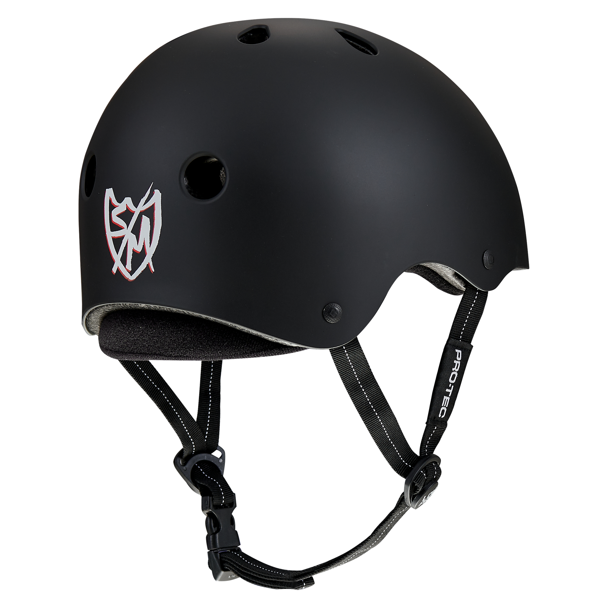 Pro-Tec Low Pro Certified Helmet x S&amp;M Sharpie Shield - Matte Black