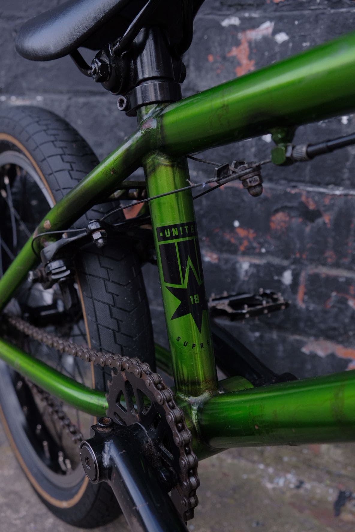United Recruit 18" BMX Bike - Trans Green (Second Hand)