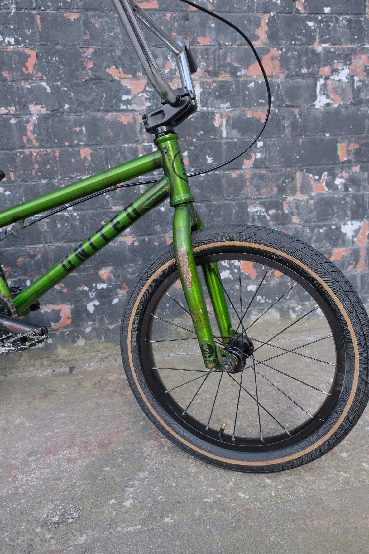 United Recruit 18" BMX Bike - Trans Green (Second Hand)