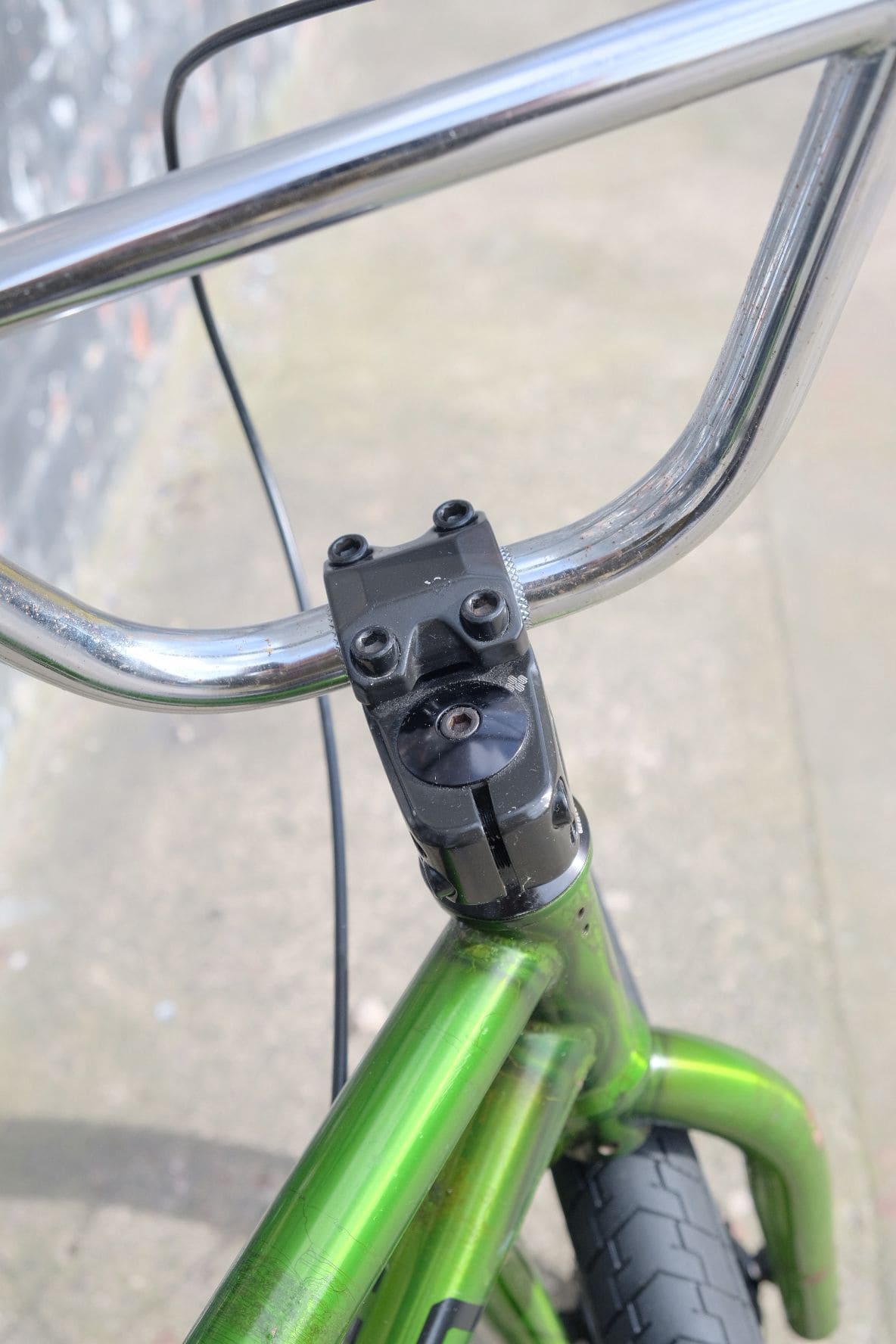 United Recruit 18" BMX Bike - Trans Green (Second Hand)